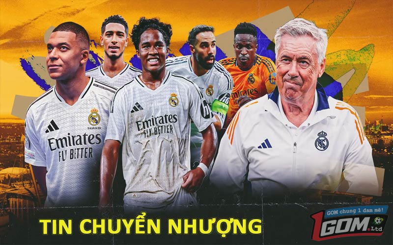 Thông tin chuyển nhượng 2025 của Real Madrid